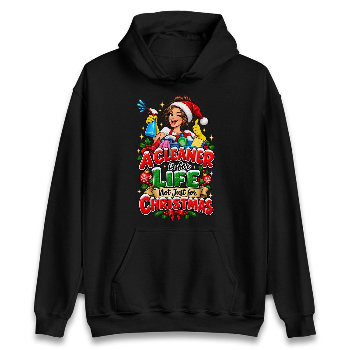 Cleaner Christmas Hoodie