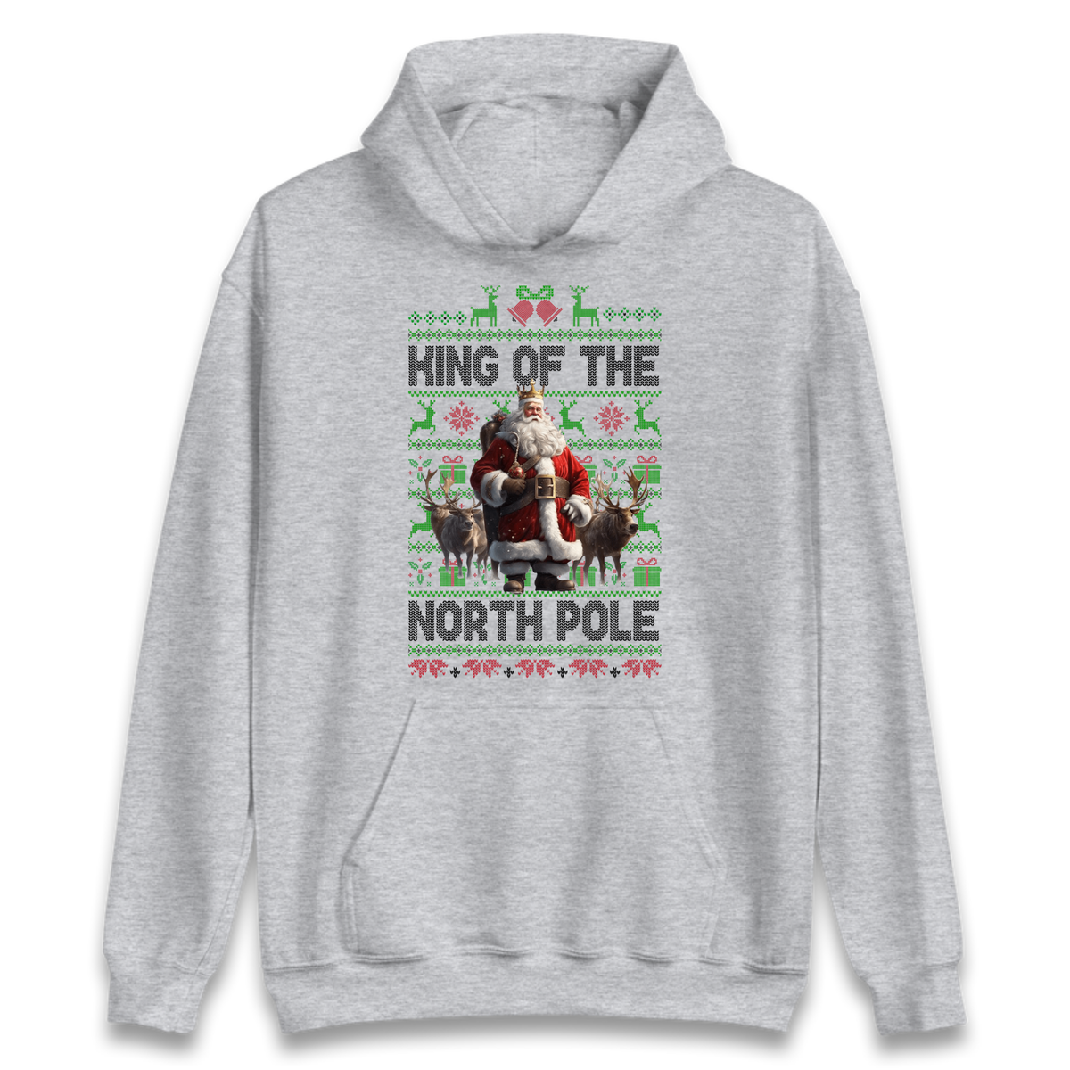 King Santa Christmas Hoodie