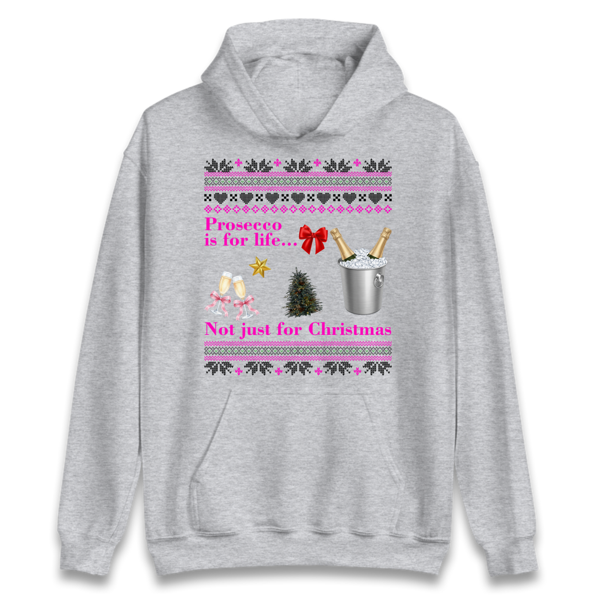 Prosecco Gift Top Hoodie