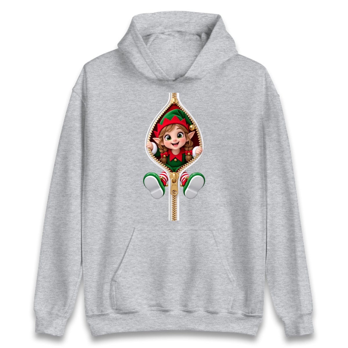 Elf Christmas Jumper Hoodie