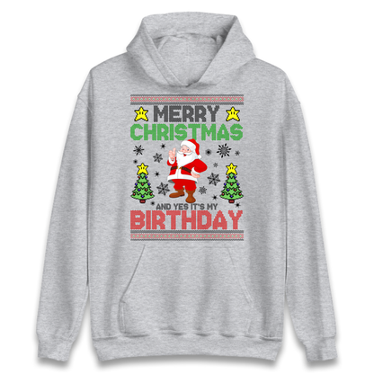 Santa birthday design Hoodie