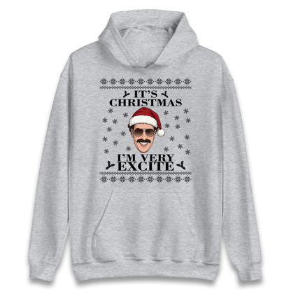 I Very Excite Christmas Hoodie