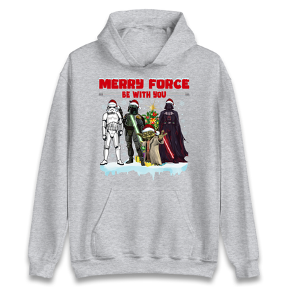 Merry Force Be With You Christmas Hoodie