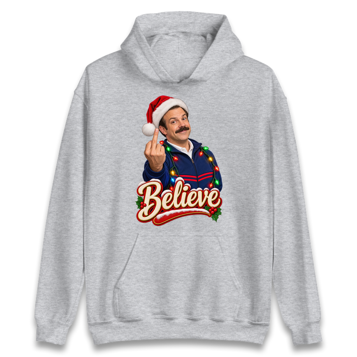 Ted Lasso Believe Christmas Hoodie