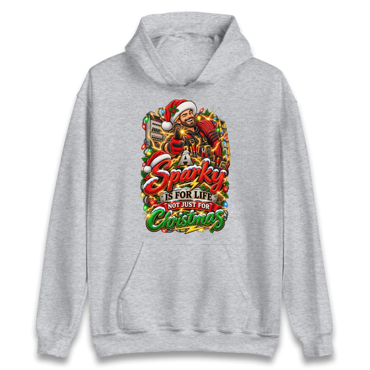 Sparky Christmas Hoodie