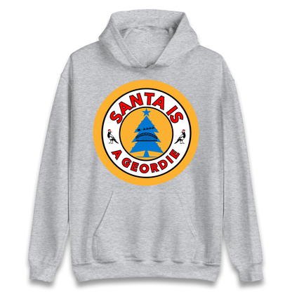 Geordie Santa  Christmas Hoodie