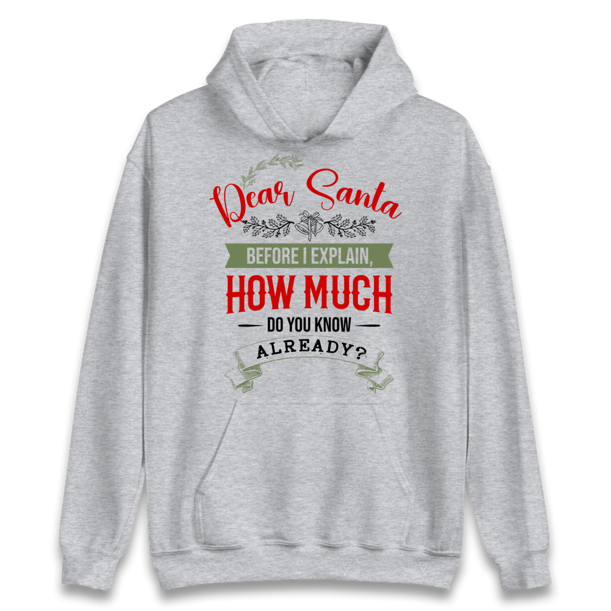 naughty christmas outfit Hoodie