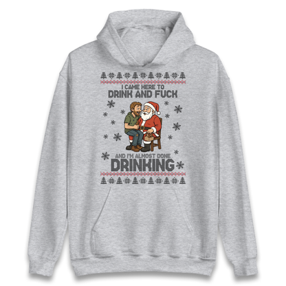Rude Santa Graphic Hoodie