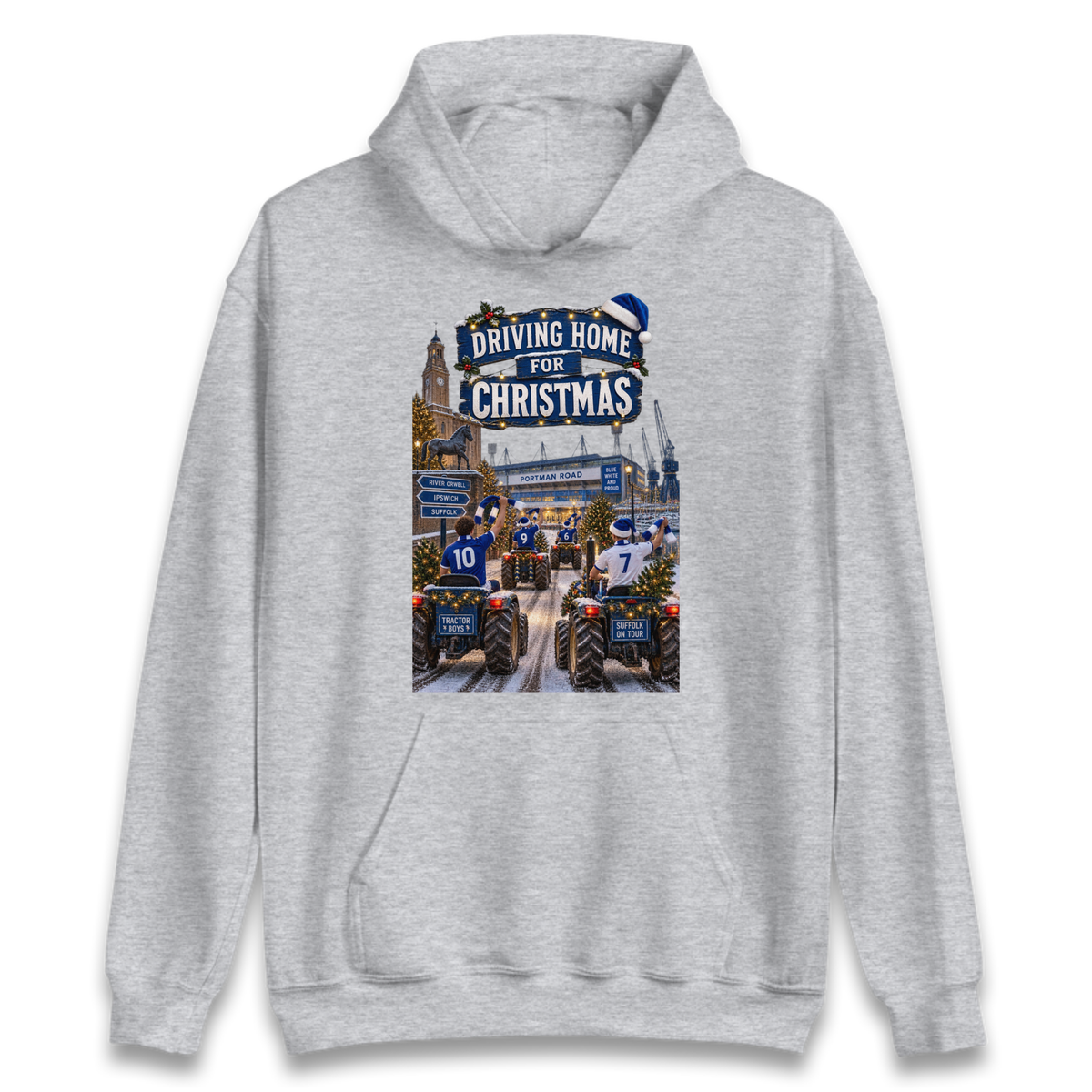 Ipswich Town Christmas Hoodie