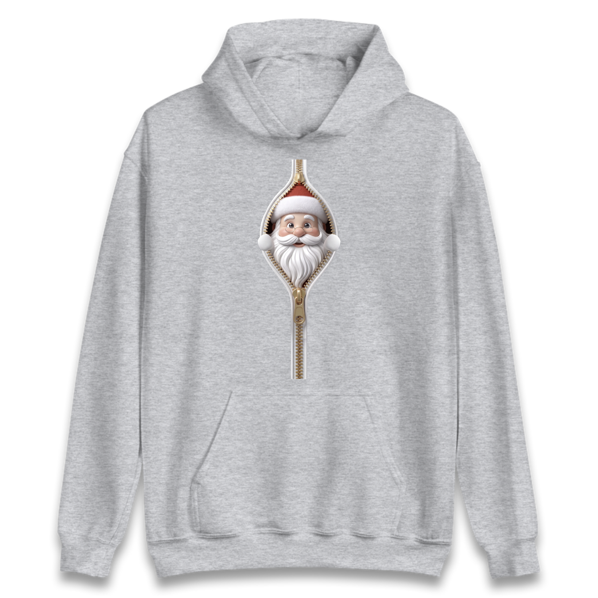 Santa Face Novelty Hoodie