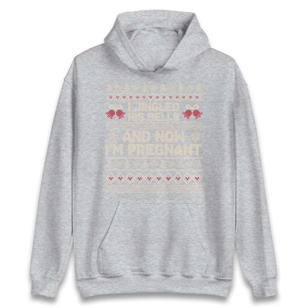 Pregnant At Christmas Hoodie