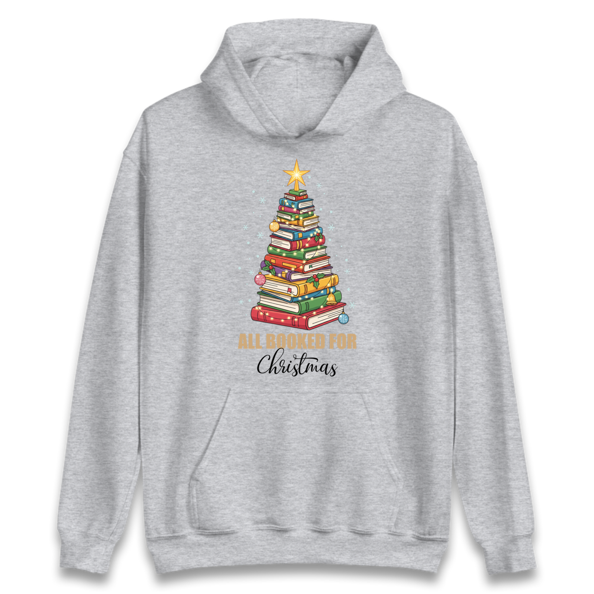 Book Tree Christmas Hoodie