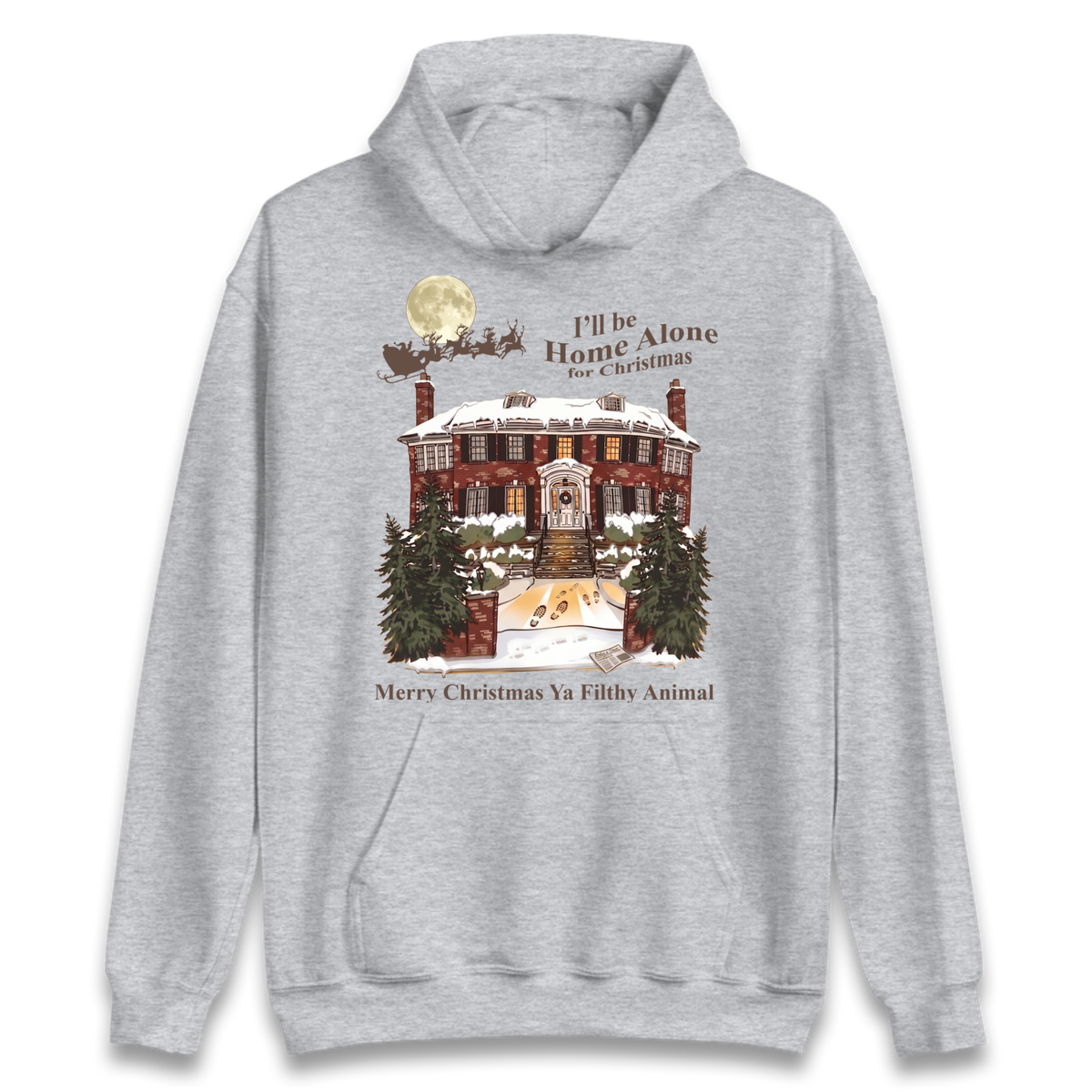 Home Alone Festive Christmas Hoodie