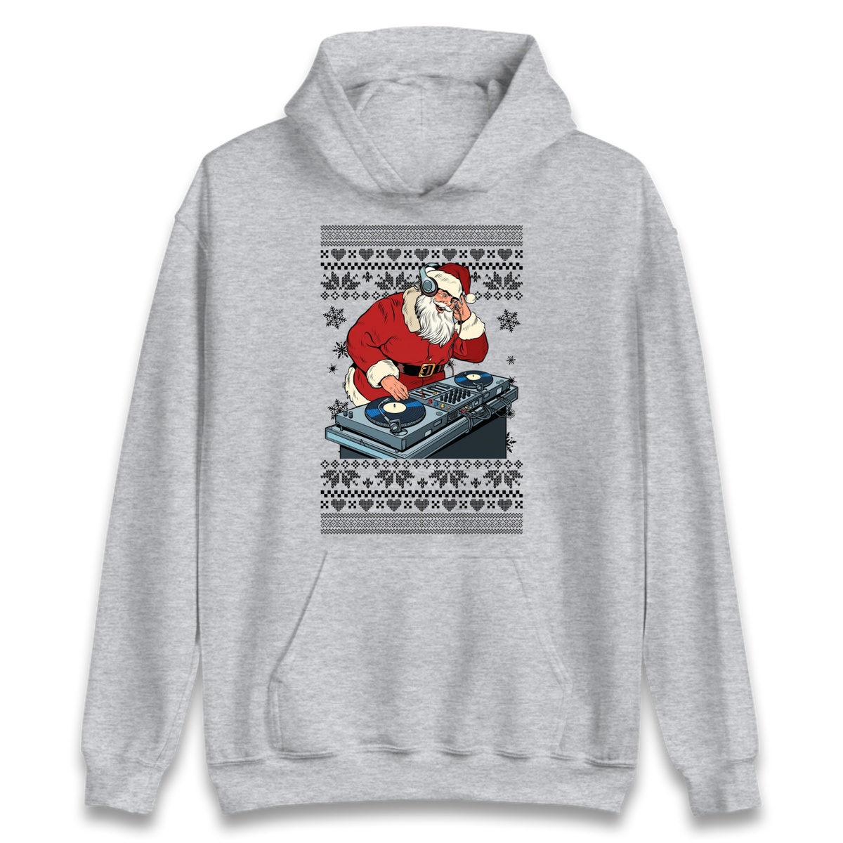 DJ Santa Christmas Hoodie
