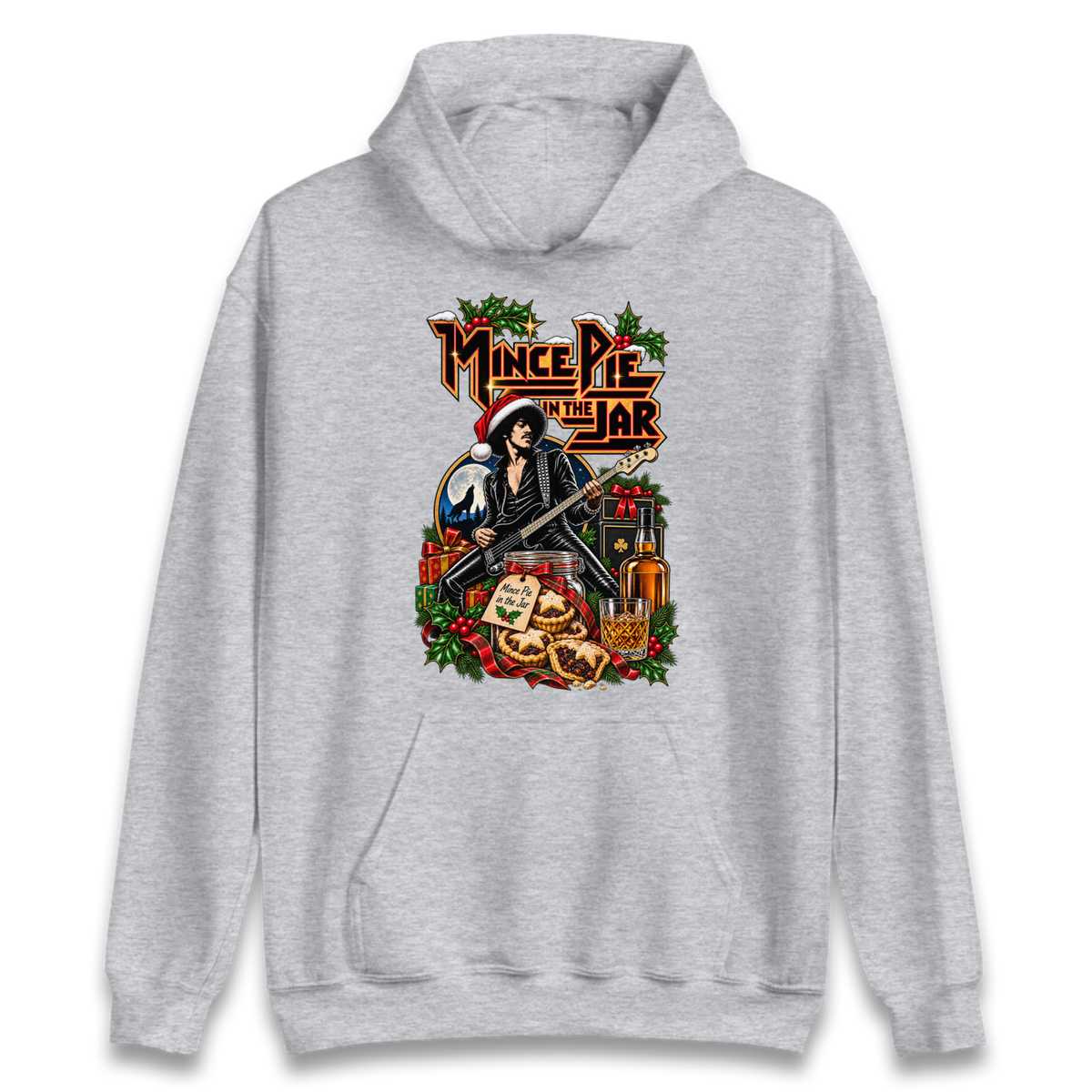 Thin Lizzy Christmas Hoodie