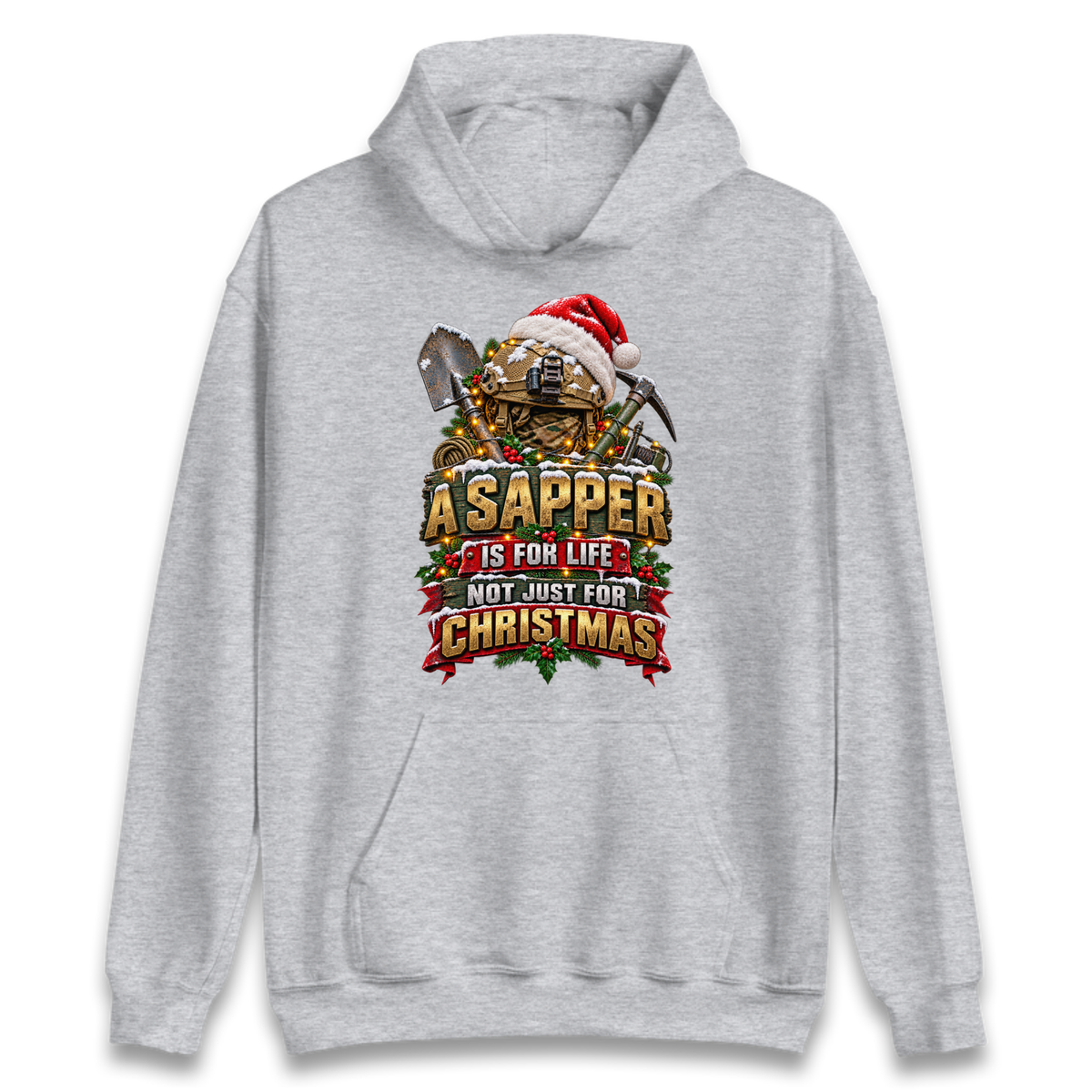 Royal Engineers Sappers Christmas Hoodie