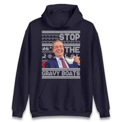 Satirical Festive Top Hoodie