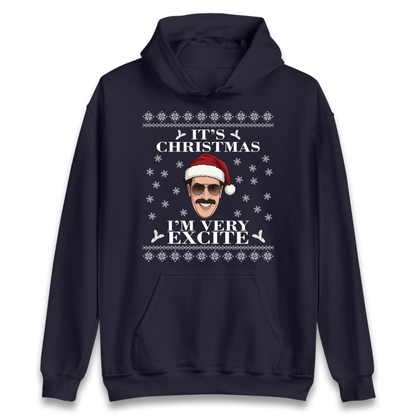 I Very Excite Christmas Hoodie