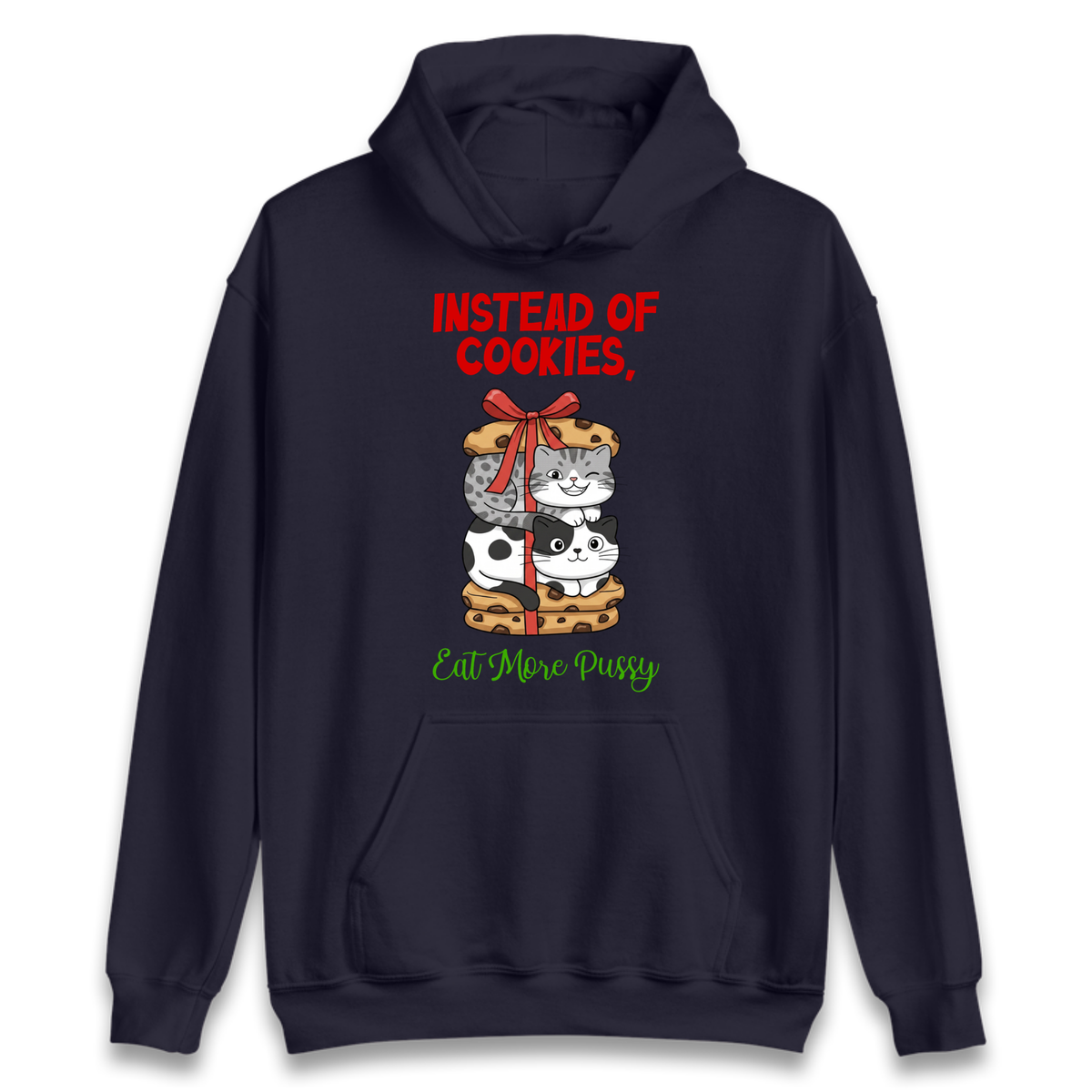 Cheeky Cat Slogan Hoodie