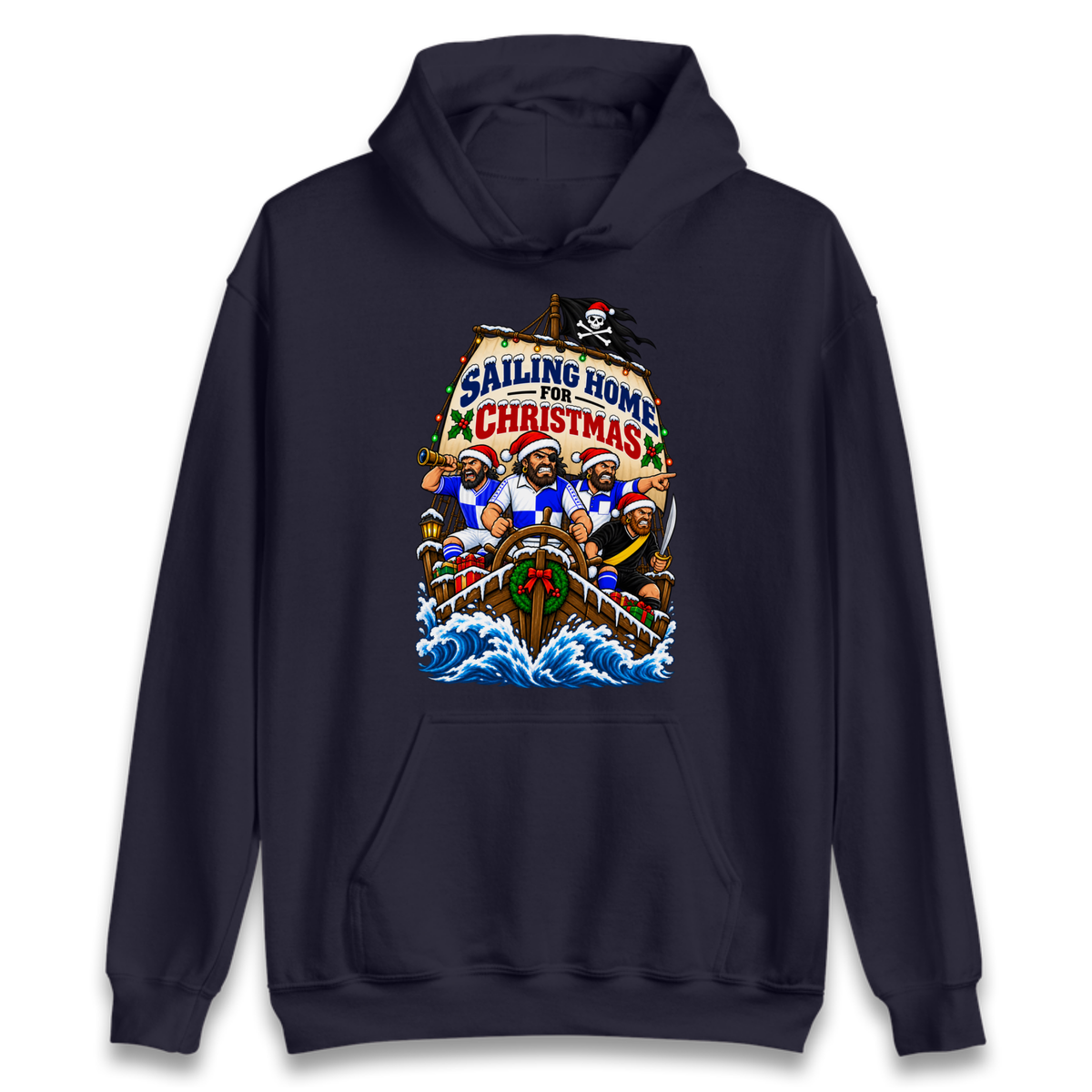 Bristol Rovers Christmas Hoodie