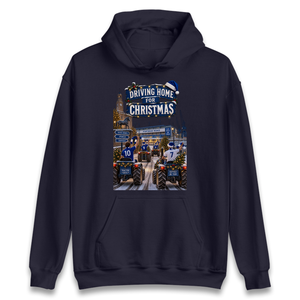 Ipswich Town Christmas Hoodie