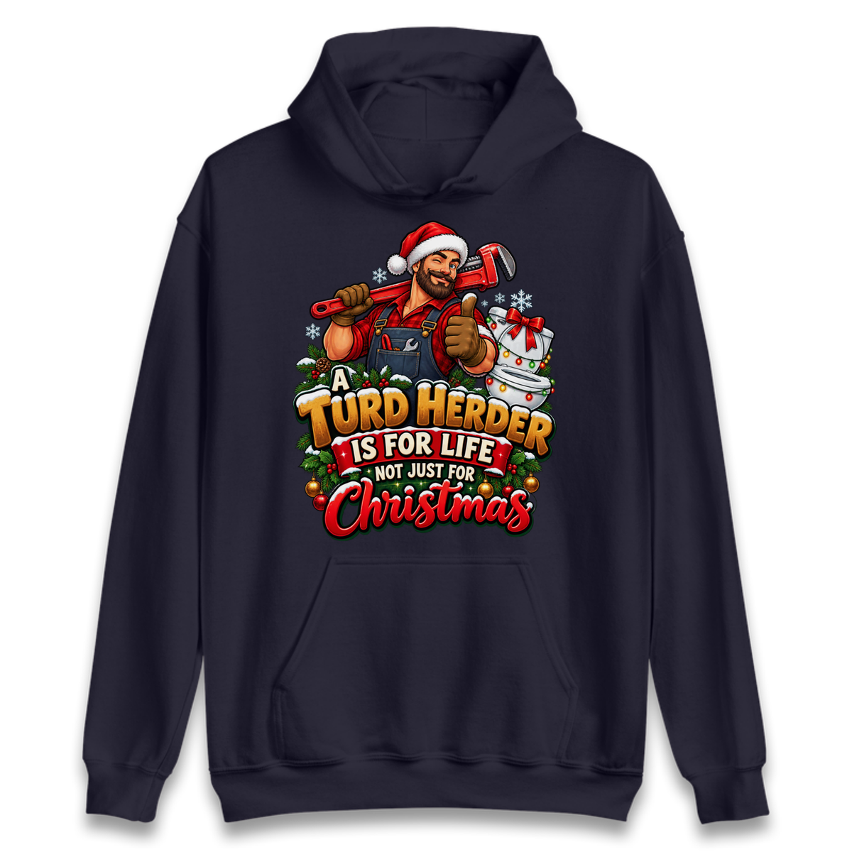 Plumbing Christmas Hoodie