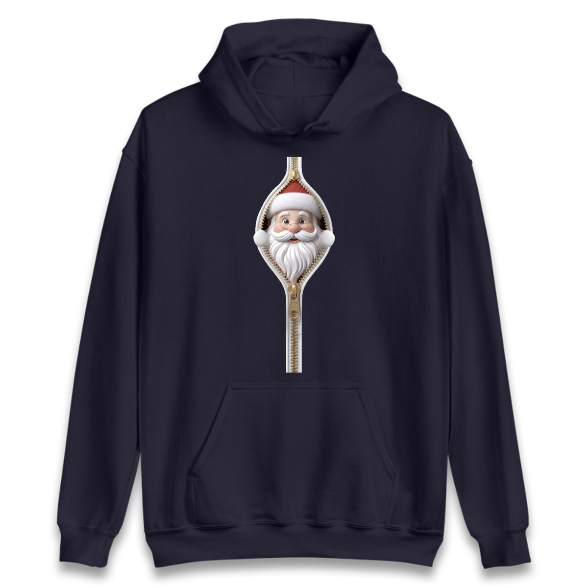 Santa Face Novelty Hoodie
