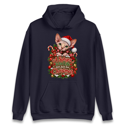 Sphynx Cat Christmas Hoodie