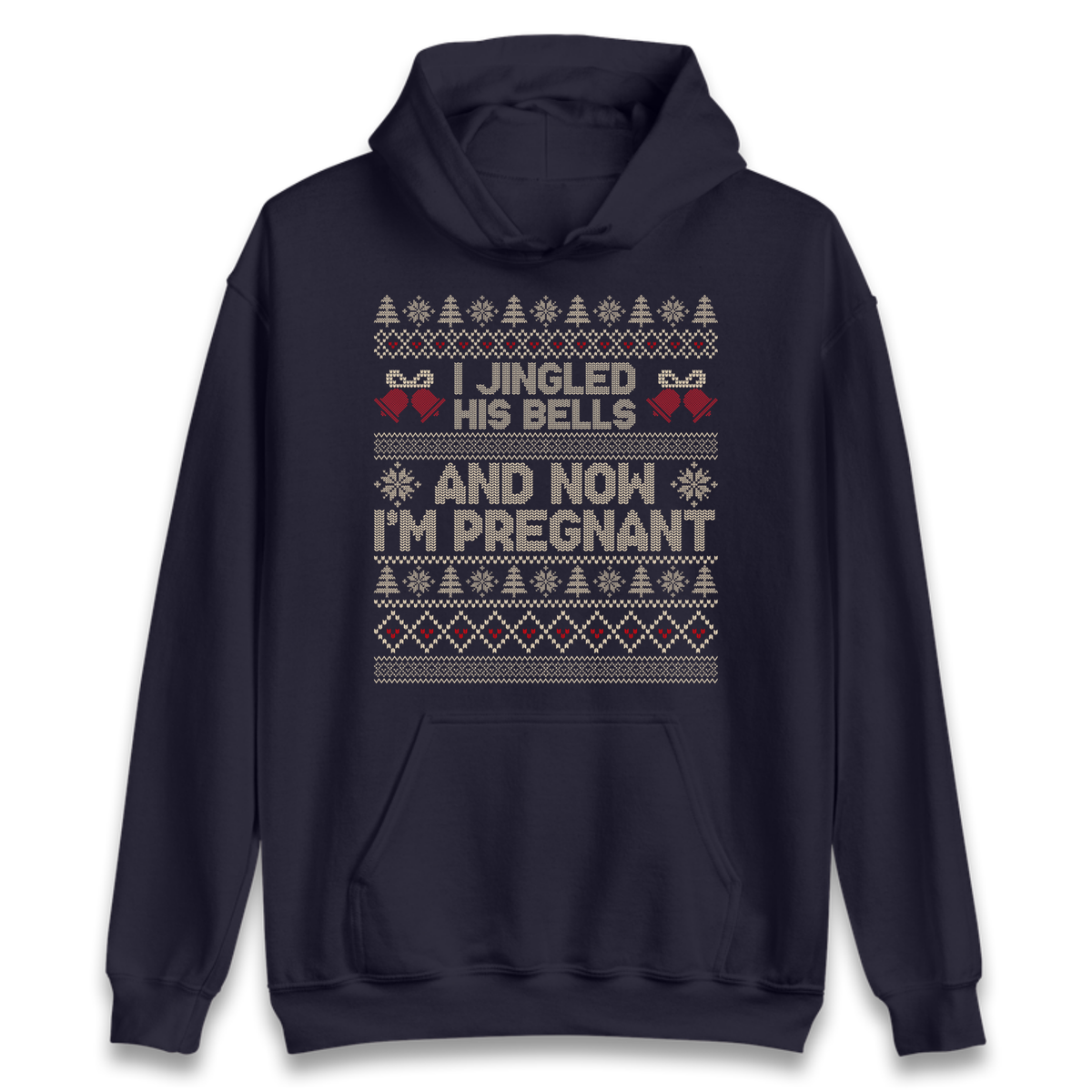 Pregnant At Christmas Hoodie