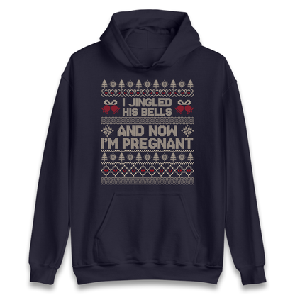 Pregnant At Christmas Hoodie