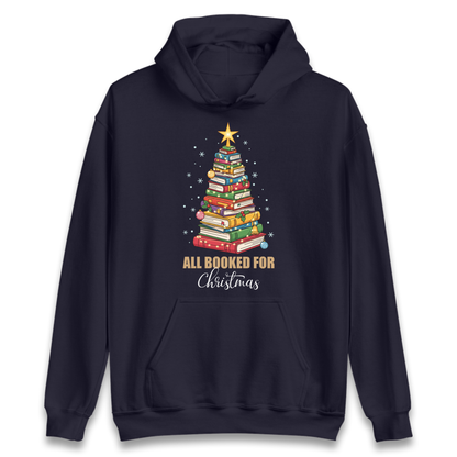 Book Tree Christmas Hoodie