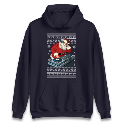 DJ Santa Christmas Hoodie