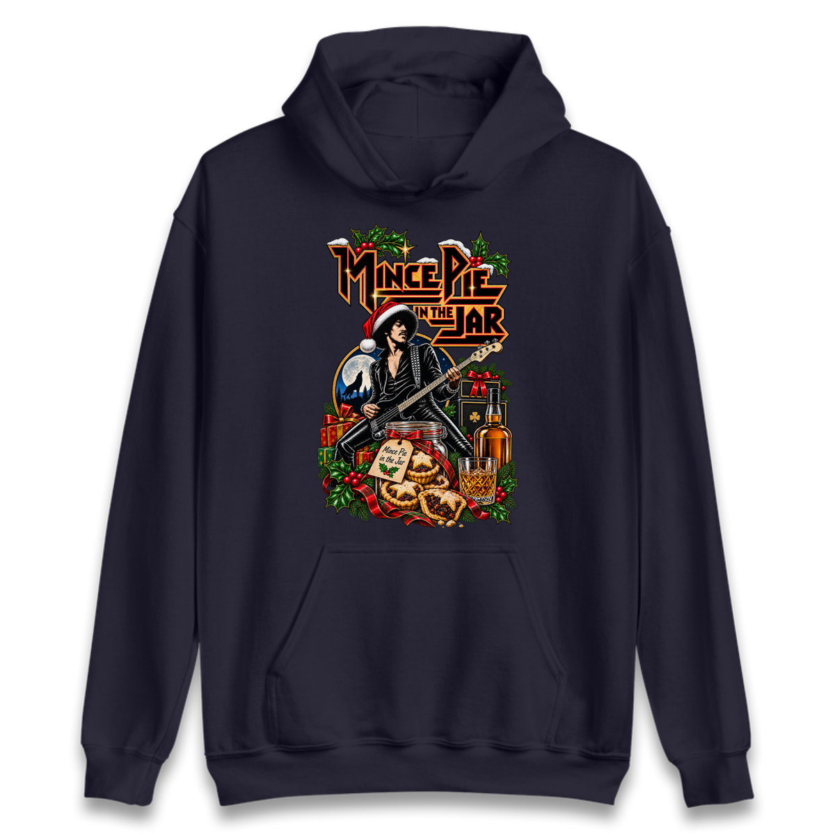 Thin Lizzy Christmas Hoodie