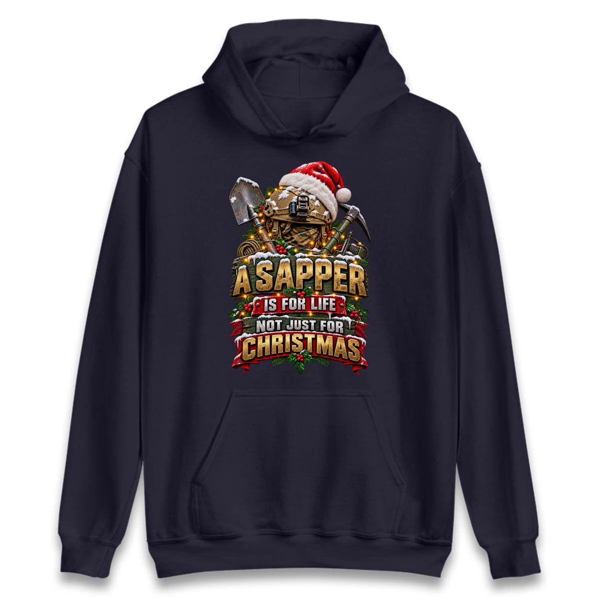 Royal Engineers Sappers Christmas Hoodie