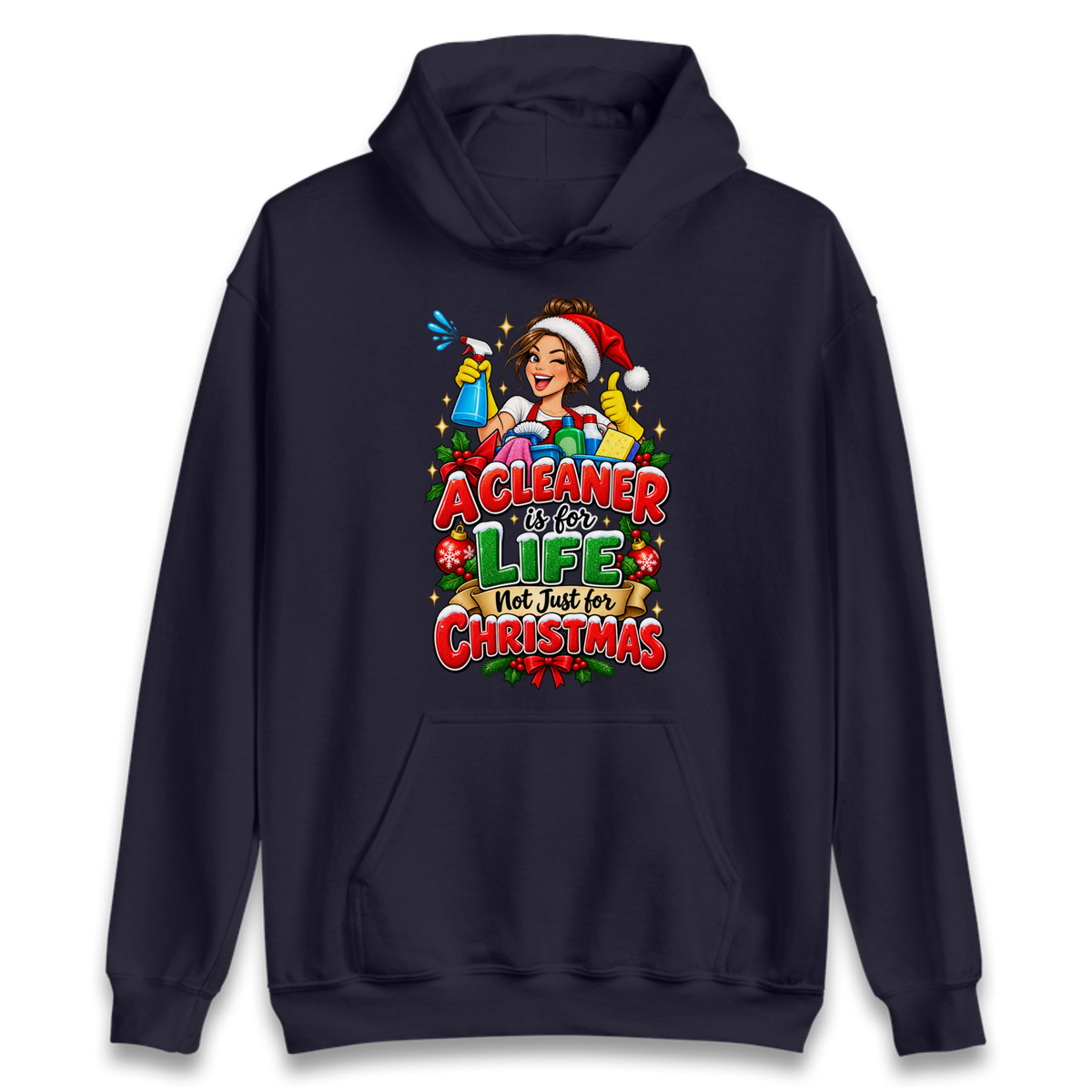 Cleaner Christmas Hoodie
