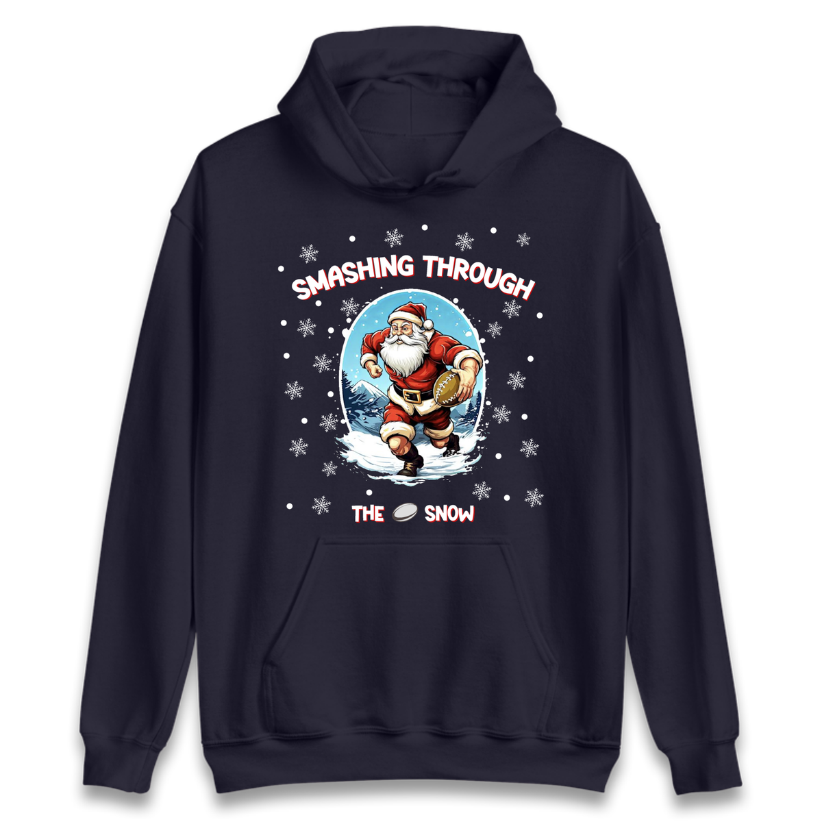 Rugby Santa Clothing Hoodie