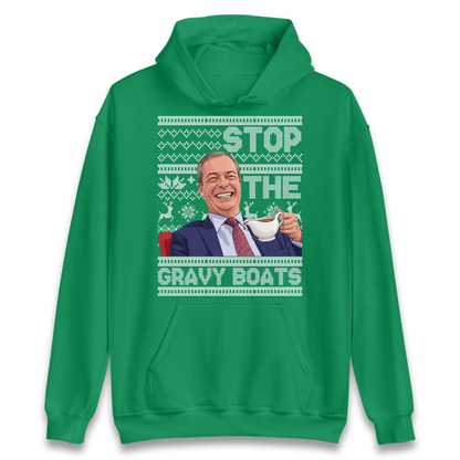 Satirical Festive Top Hoodie
