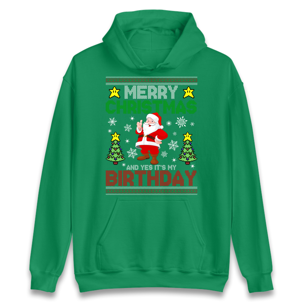 Santa birthday design Hoodie