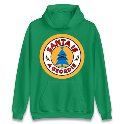 Geordie Santa  Christmas Hoodie
