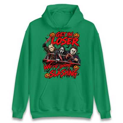 Retro Horror Movie Halloween Slasher Villains Hoodie
