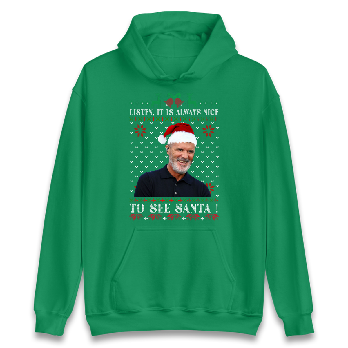 Roy Keane Christmas Hoodie