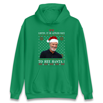Roy Keane Christmas Hoodie