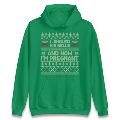 Pregnant At Christmas Hoodie