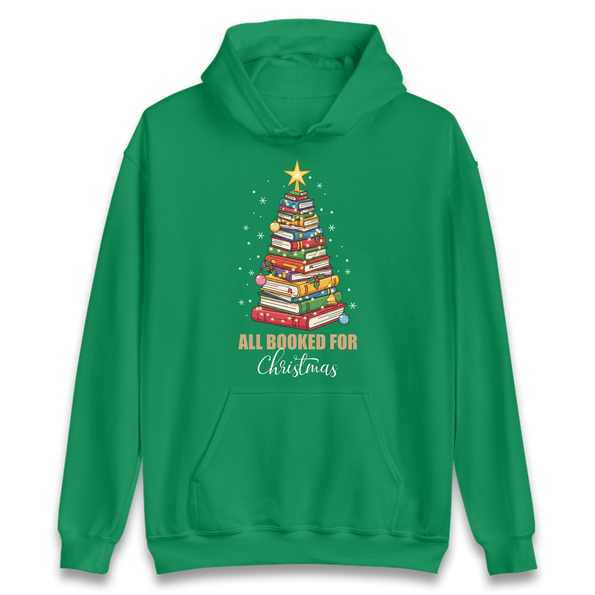 Book Tree Christmas Hoodie