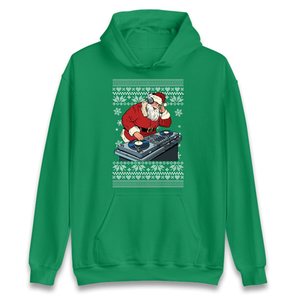 DJ Santa Christmas Hoodie
