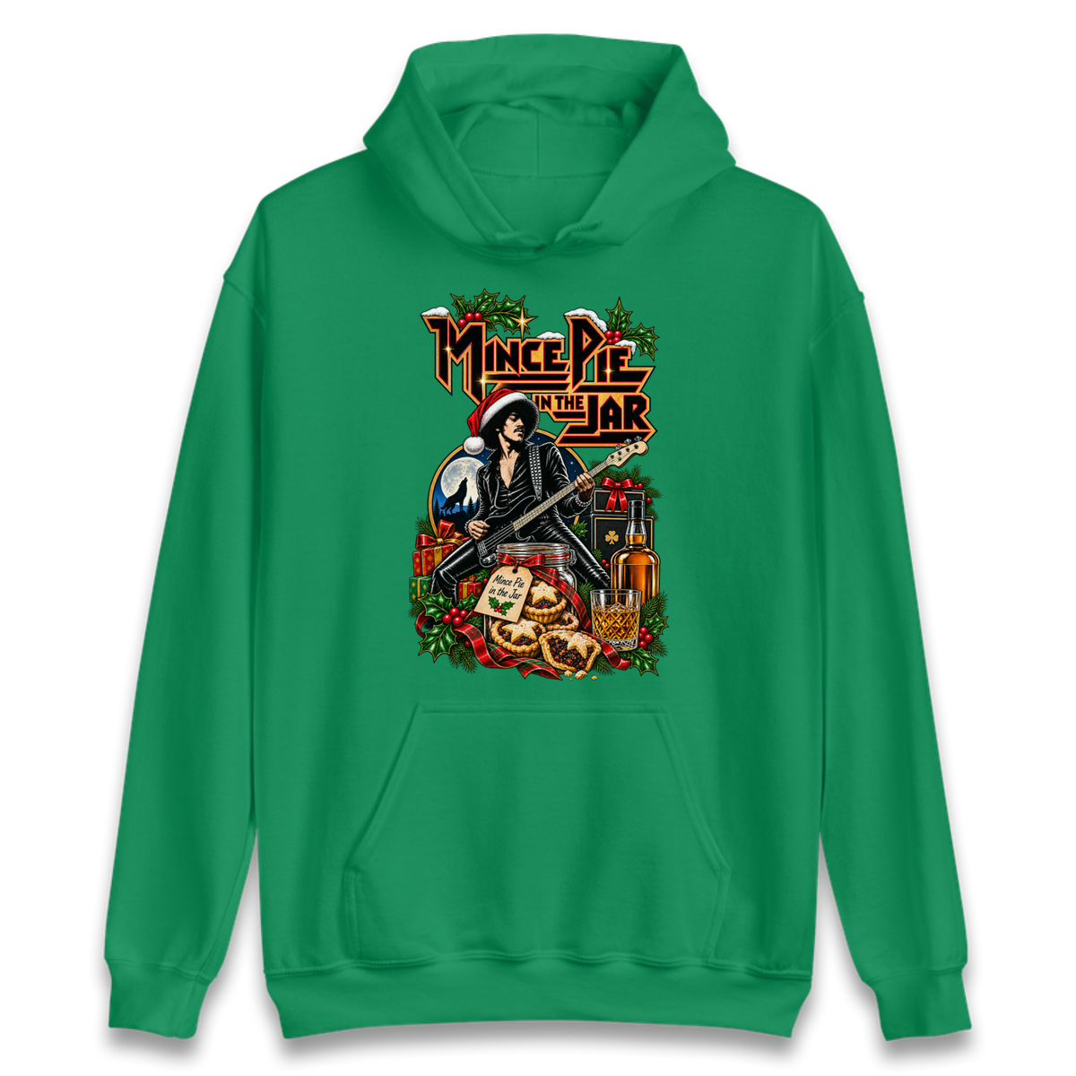 Thin Lizzy Christmas Hoodie
