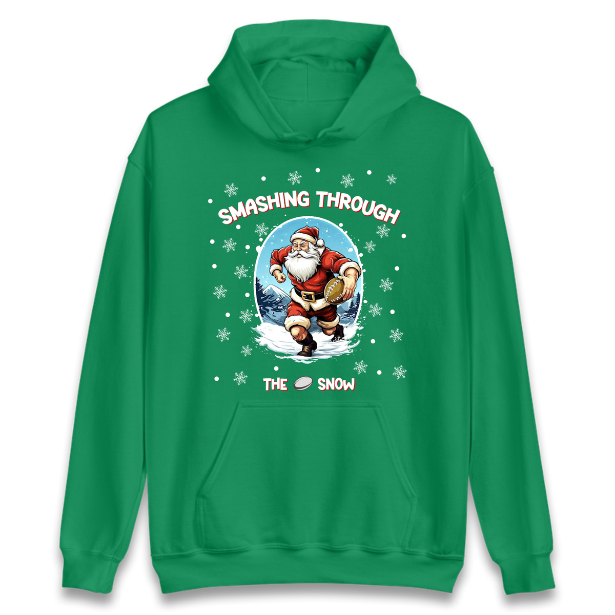 Rugby Santa Clothing Hoodie