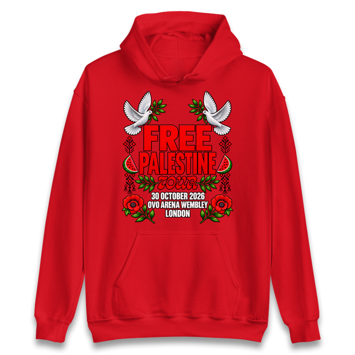 Macklemore and Friends Free Palestine Tour London 2026 Hoodie