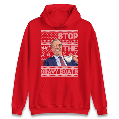 Satirical Festive Top Hoodie