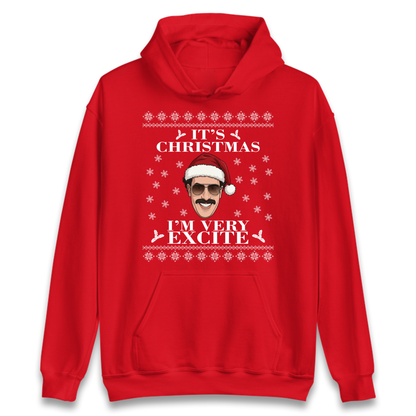I Very Excite Christmas Hoodie